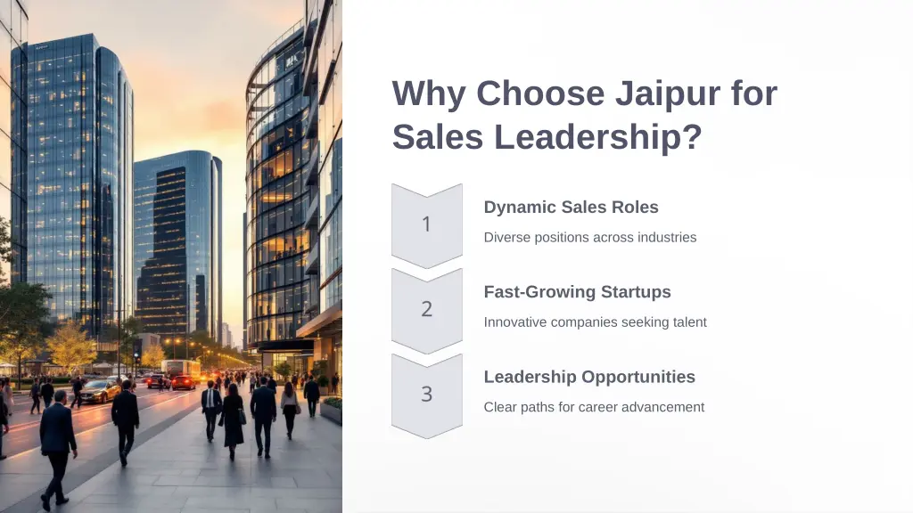 why choose jaipur for sales leadership