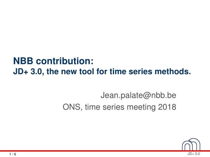 nbb contribution jd 3 0 the new tool for time