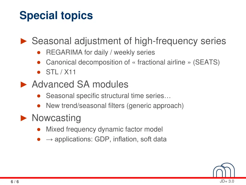 special topics