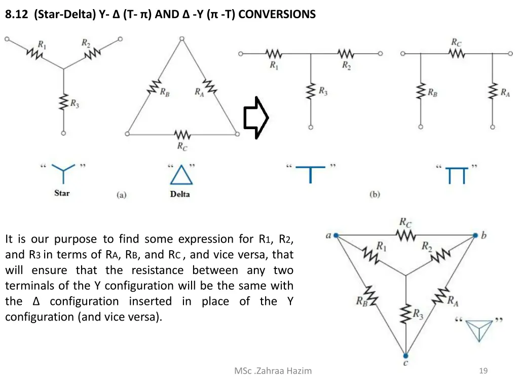 8 12 star delta y t and y t conversions