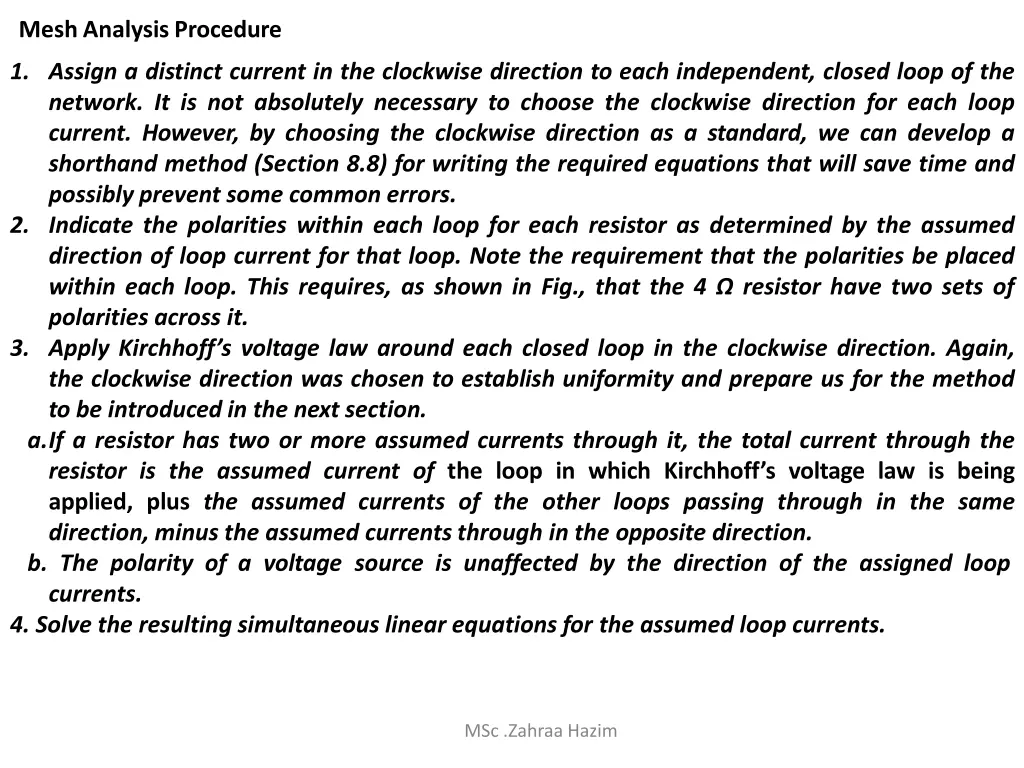 meshanalysisprocedure