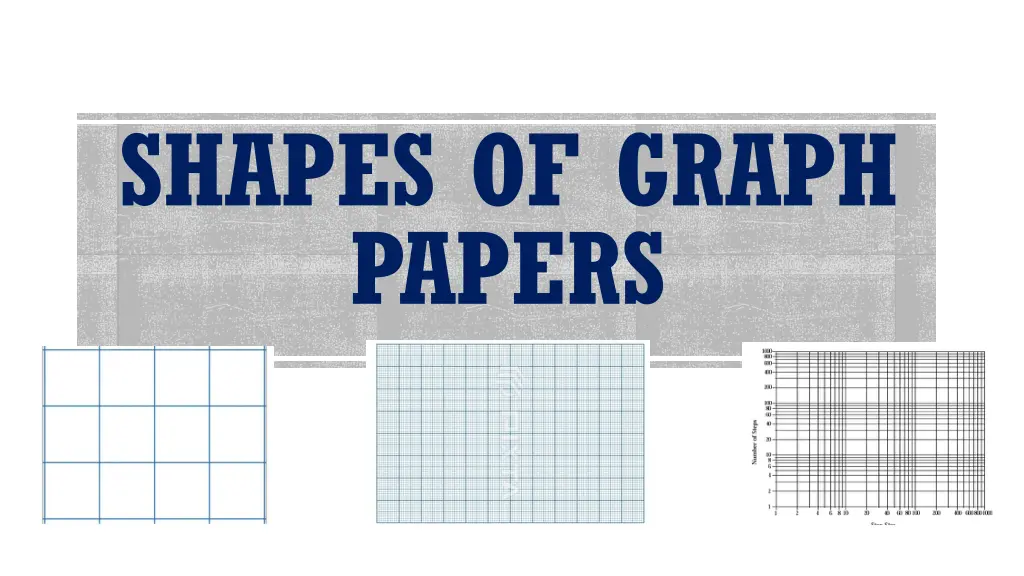shapes of graph papers