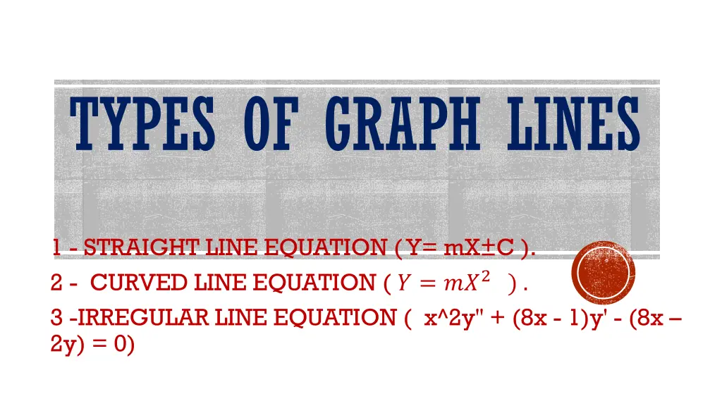 types of graph lines