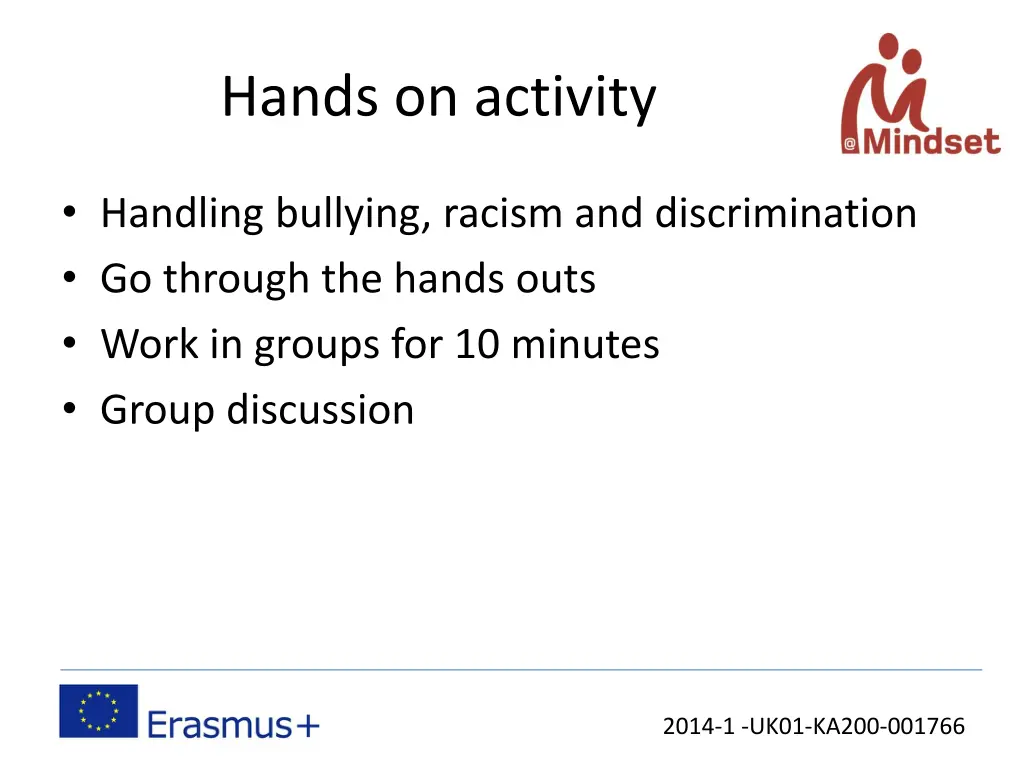 hands on activity