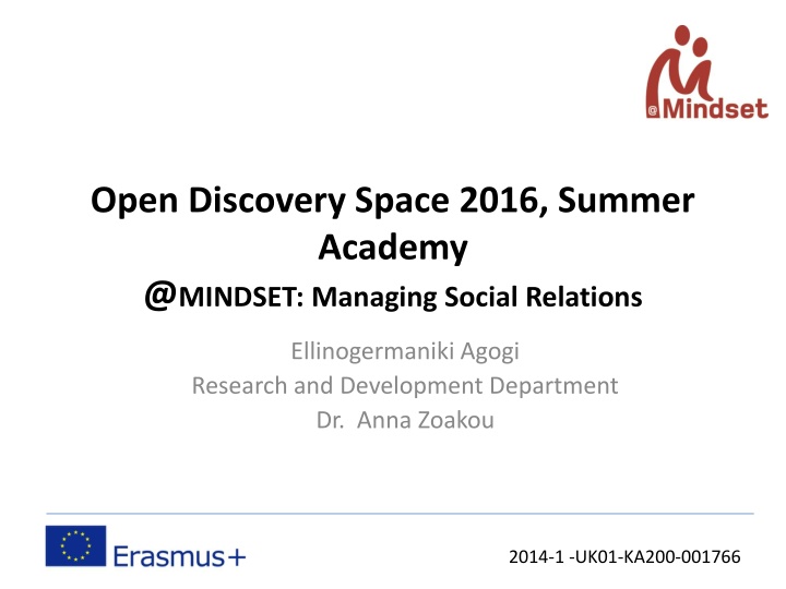 open discovery space 2016 summer academy