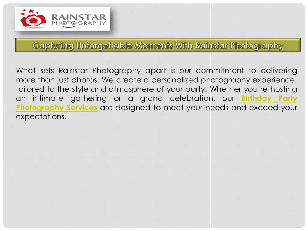 capturing unforgettable moments with rainstar 3