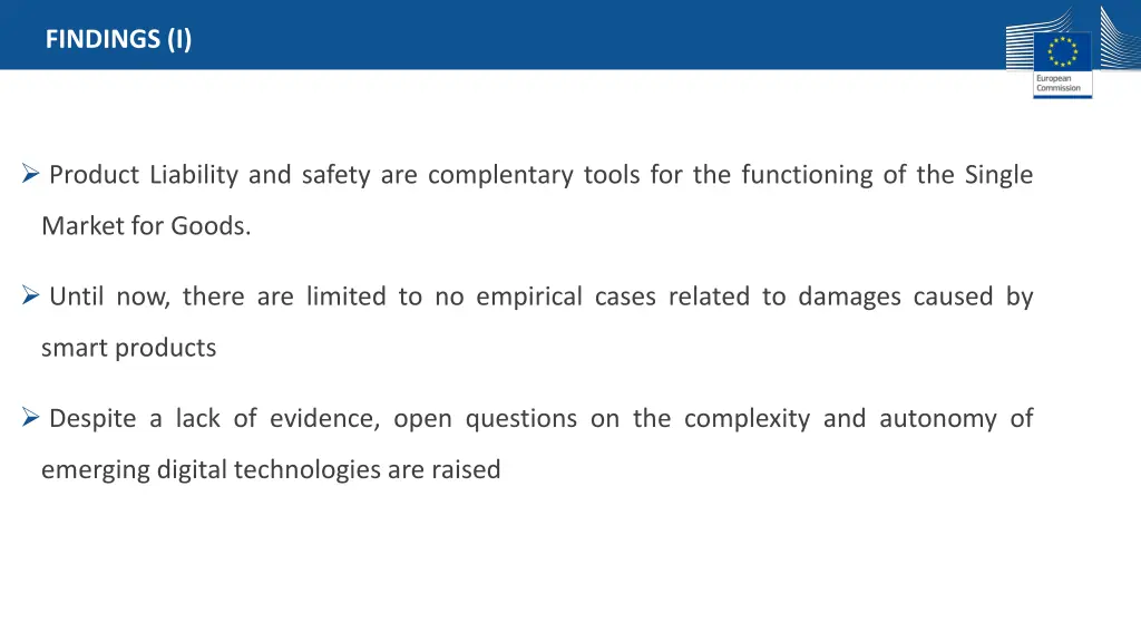 findings i