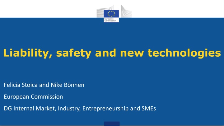liability safety and new technologies