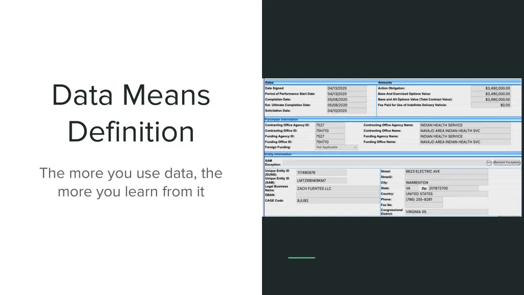data means definition