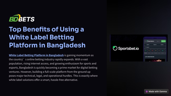 top benefits of using a white label betting