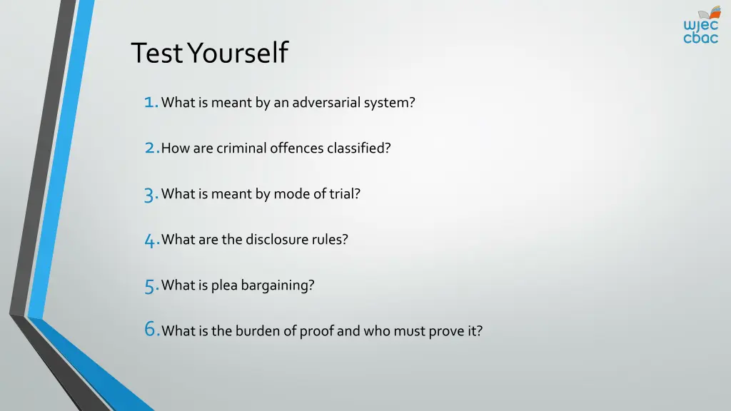 test yourself
