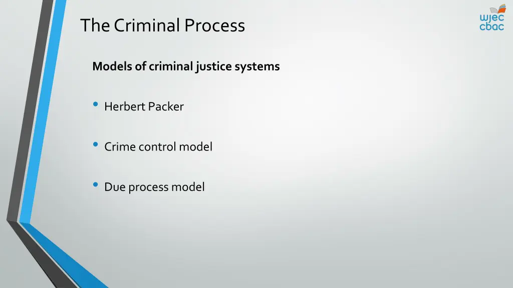 the criminal process