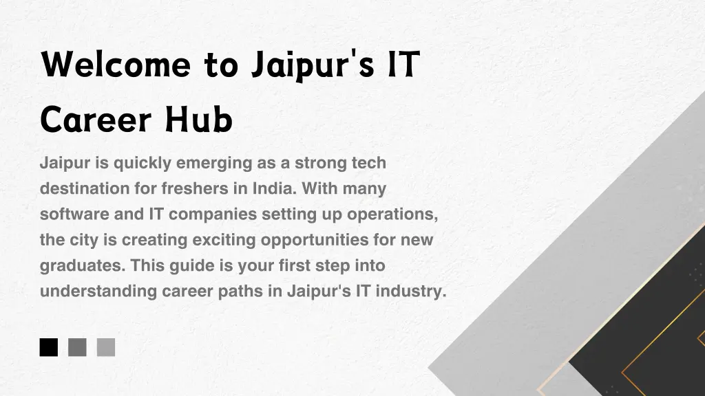 welcome to jaipur s it career hub