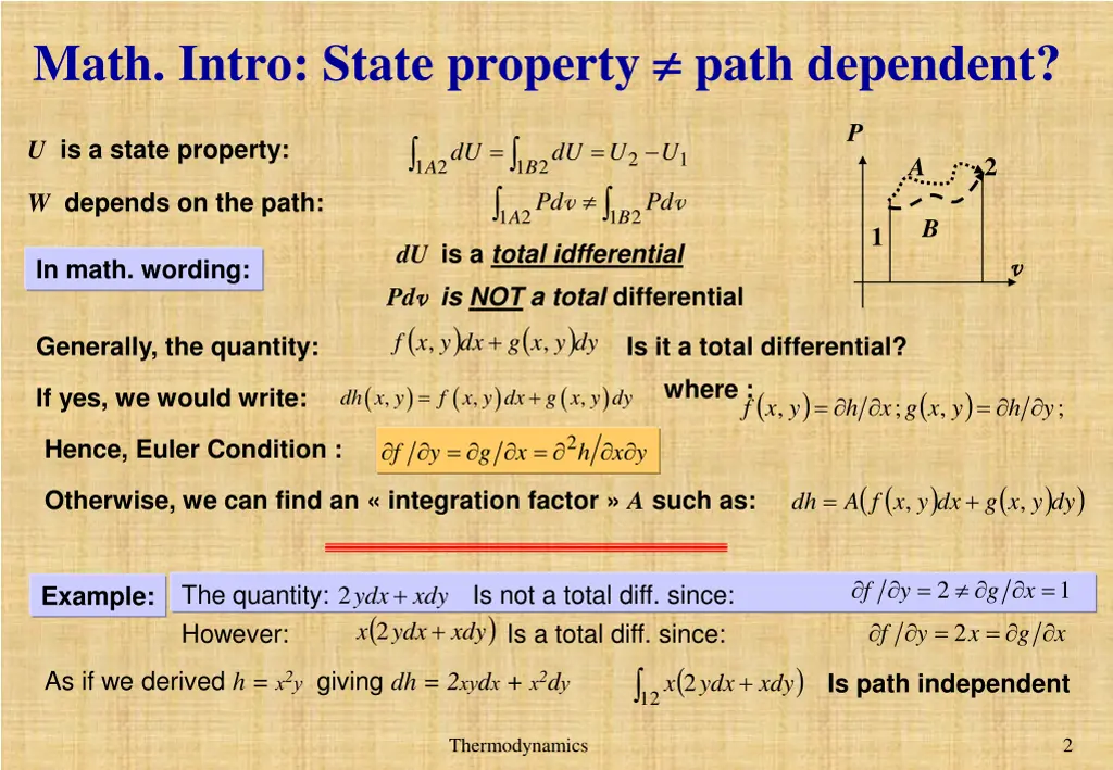 math intro state property path dependent