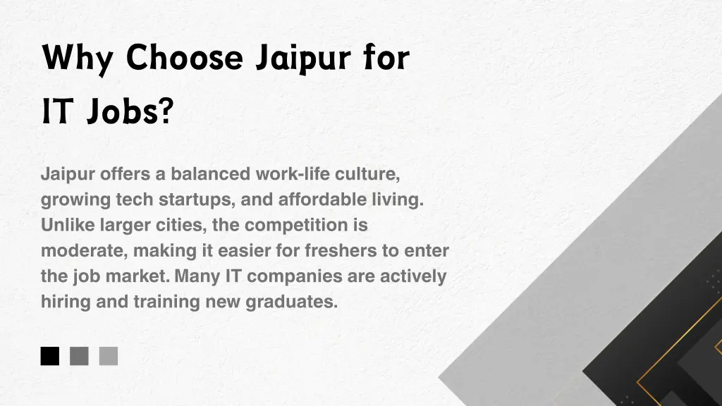 why choose jaipur for