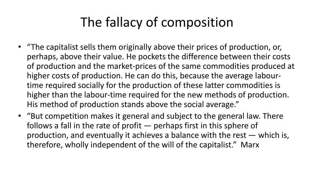 the fallacy of composition