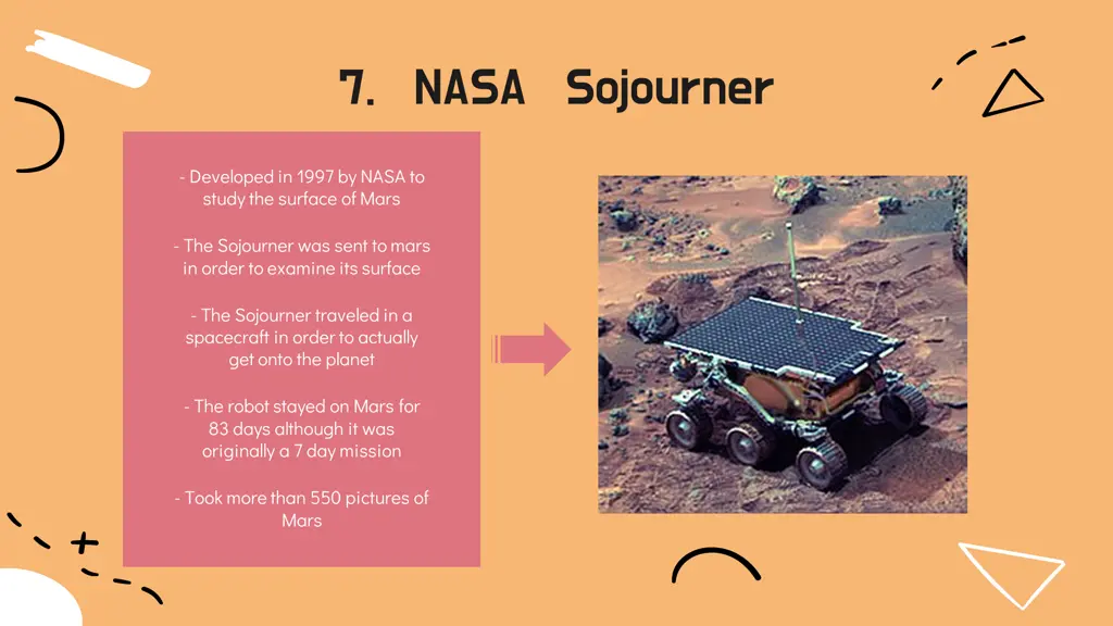 7 nasa sojourner