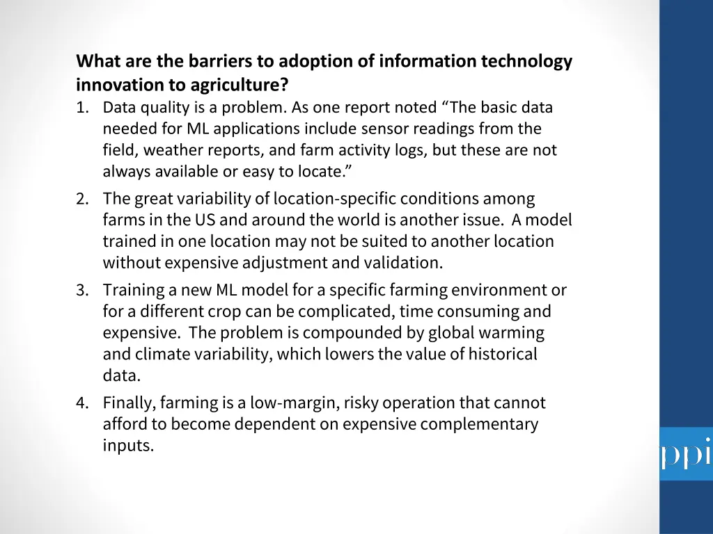 what are the barriers to adoption of information