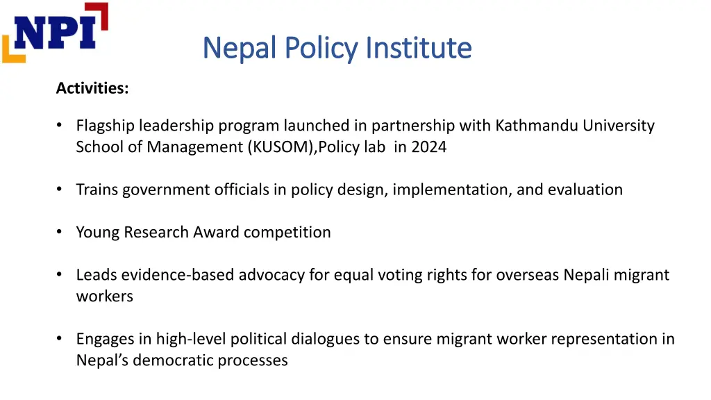 nepal policy institute nepal policy institute 2