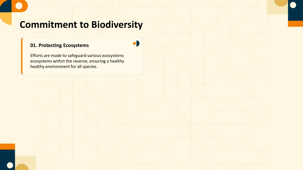 commitment to biodiversity