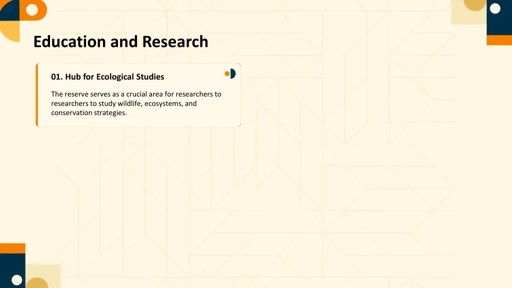 education and research