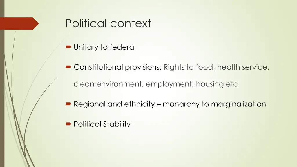 political context