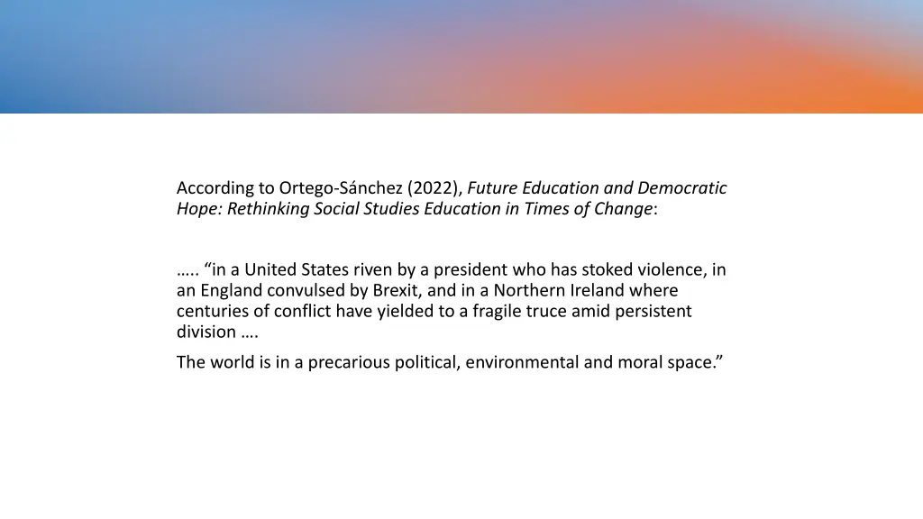 according to ortego s nchez 2022 future education