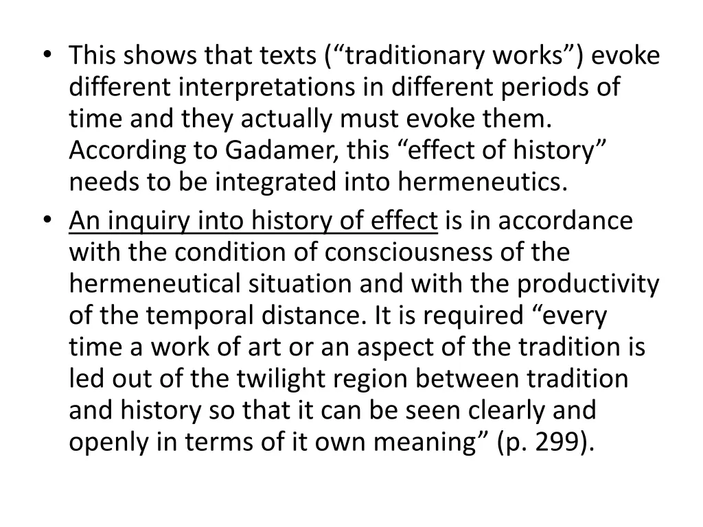 this shows that texts traditionary works evoke