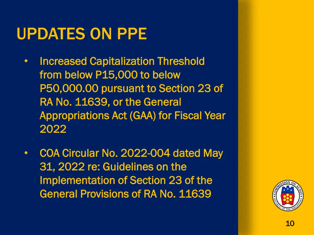 updates on ppe