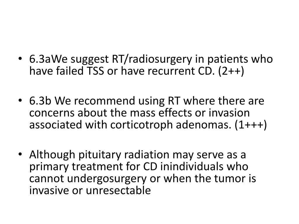 6 3awe suggest rt radiosurgery in patients