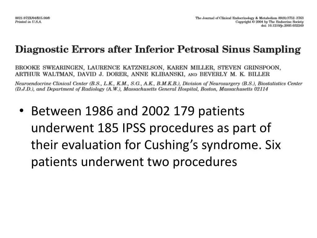 between 1986 and 2002 179 patients underwent
