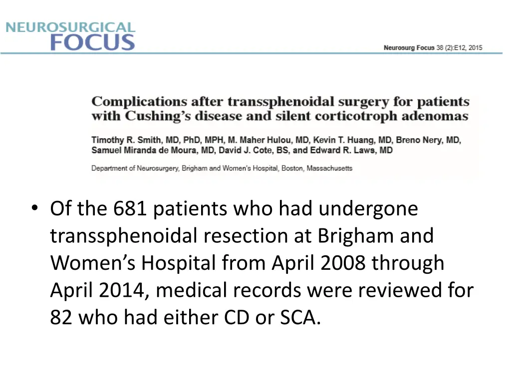 of the 681 patients who had undergone