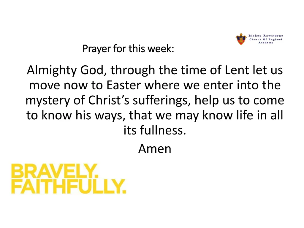 prayer for this week prayer for this week
