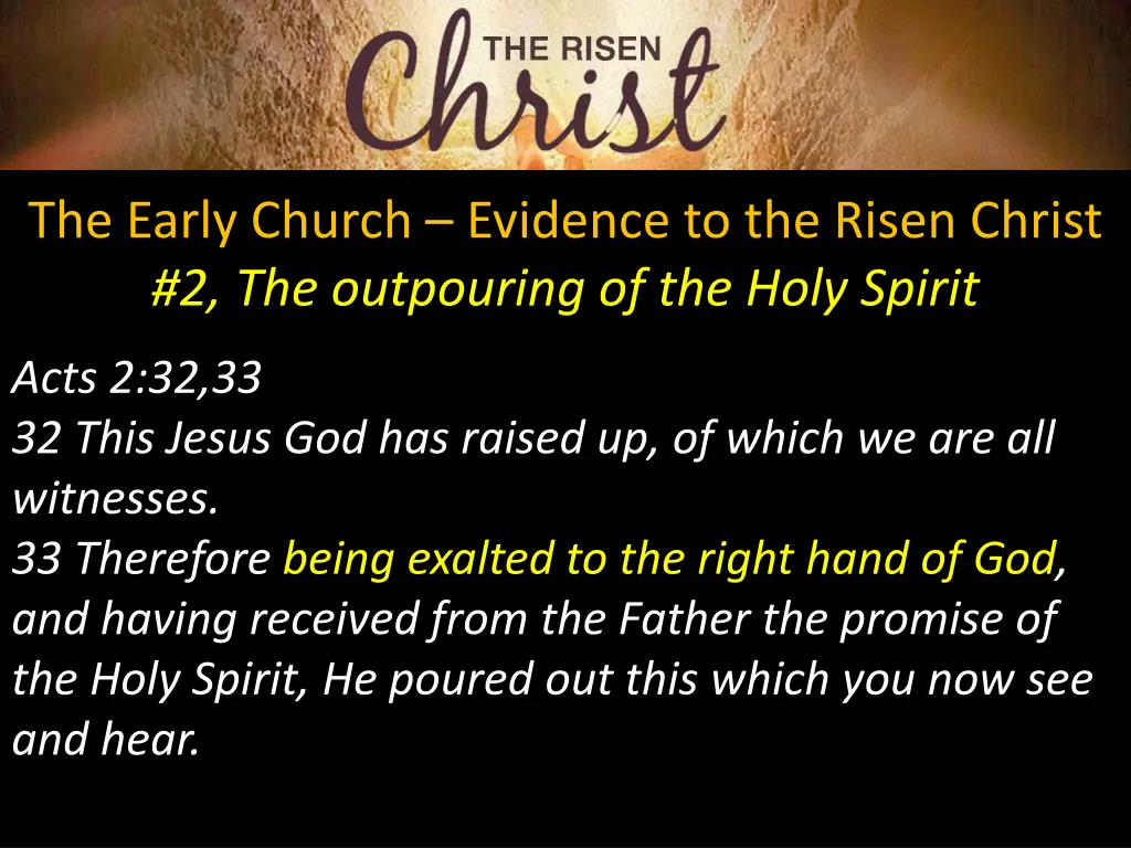 the early church evidence to the risen christ 3