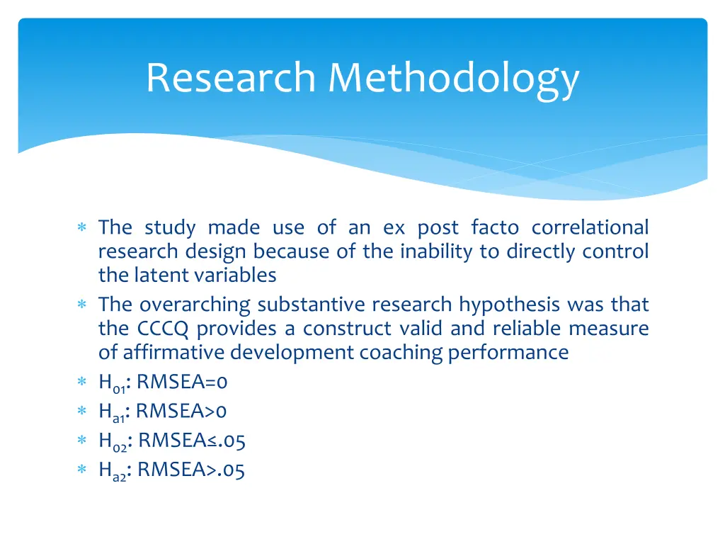 research methodology