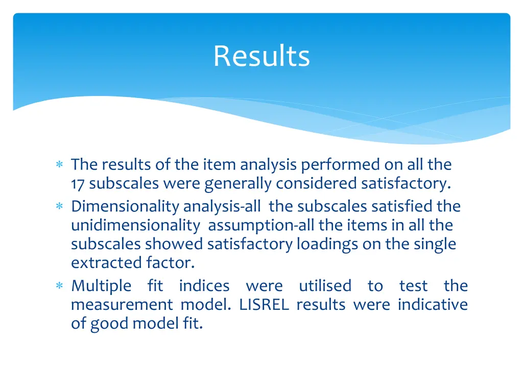 results