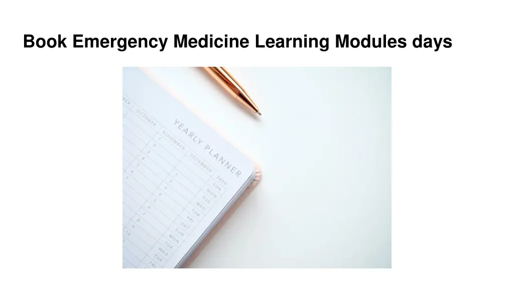 book emergency medicine learning modules days