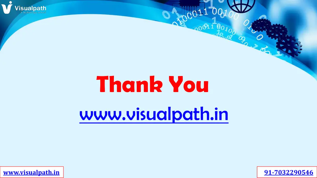 thank you www visualpath in