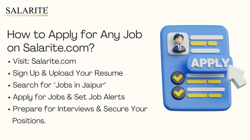how to apply for any job on salarite com