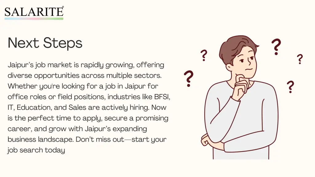 next steps