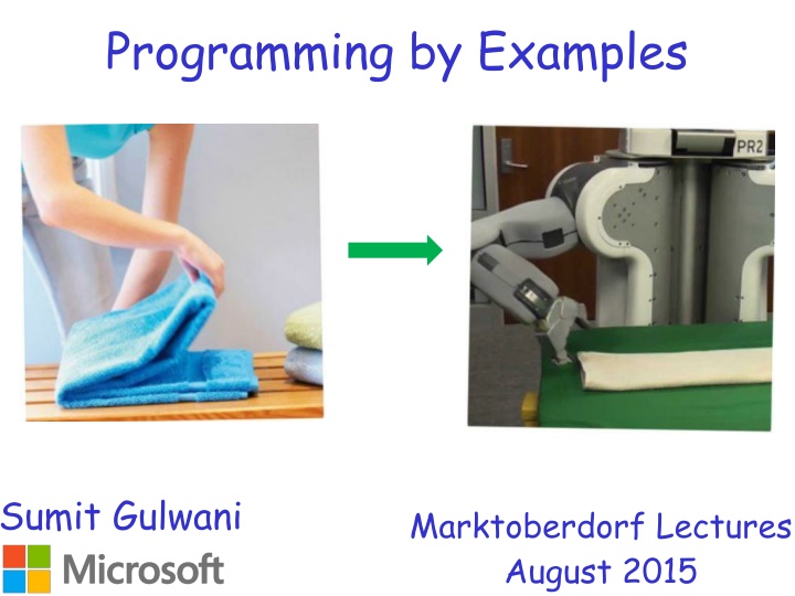 programming by examples