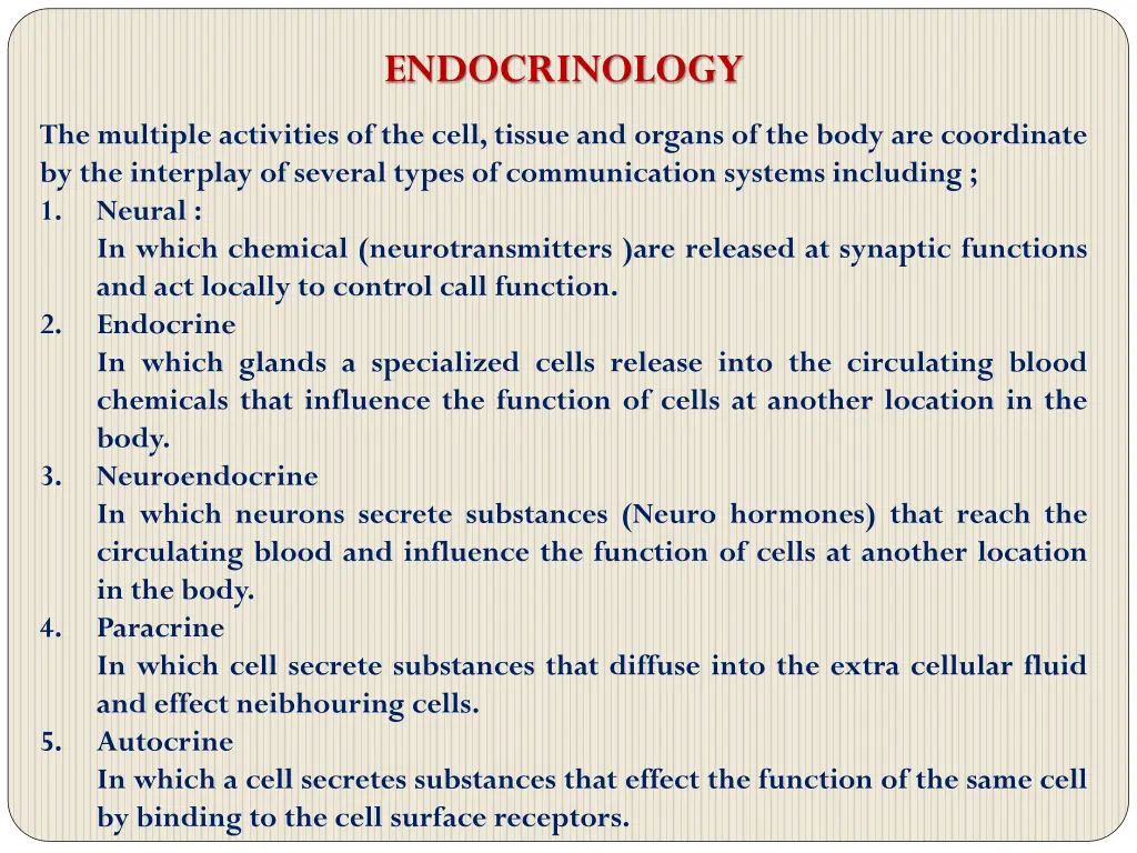 endocrinology