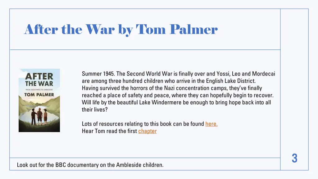 after the war by tom palmer