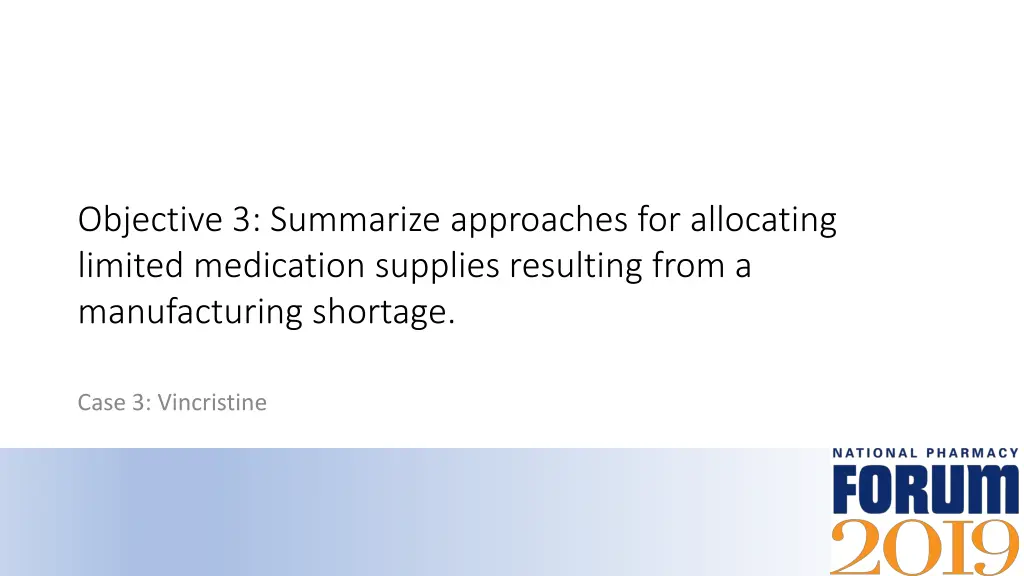 objective 3 summarize approaches for allocating