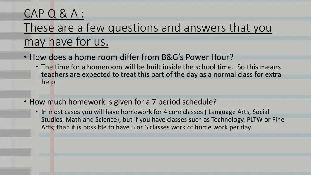 cap q a these are a few questions and answers 1