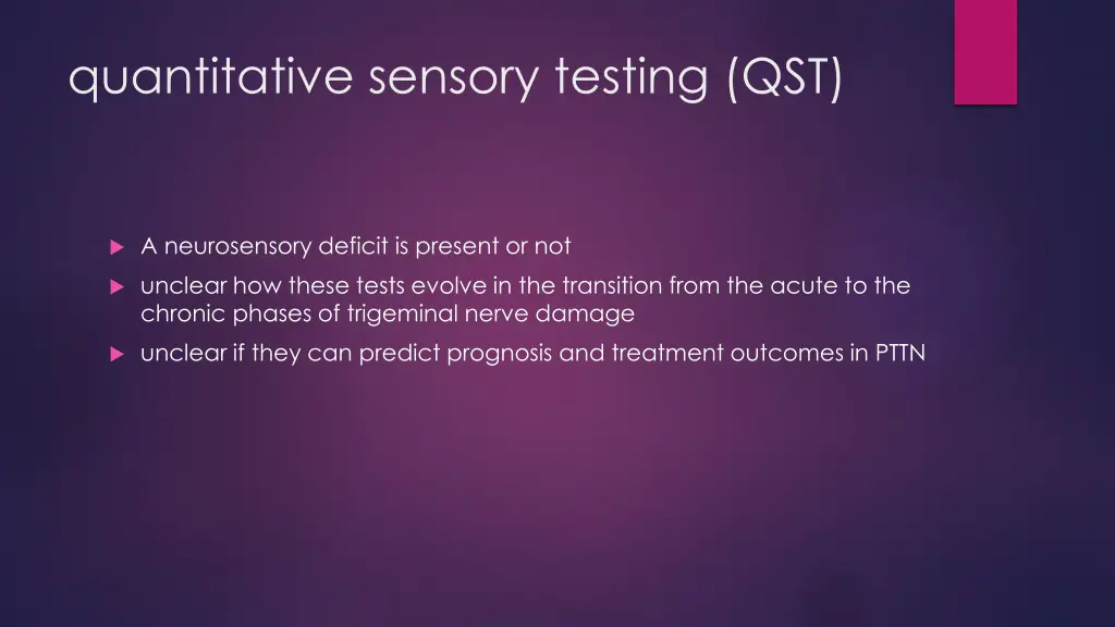 quantitative sensory testing qst