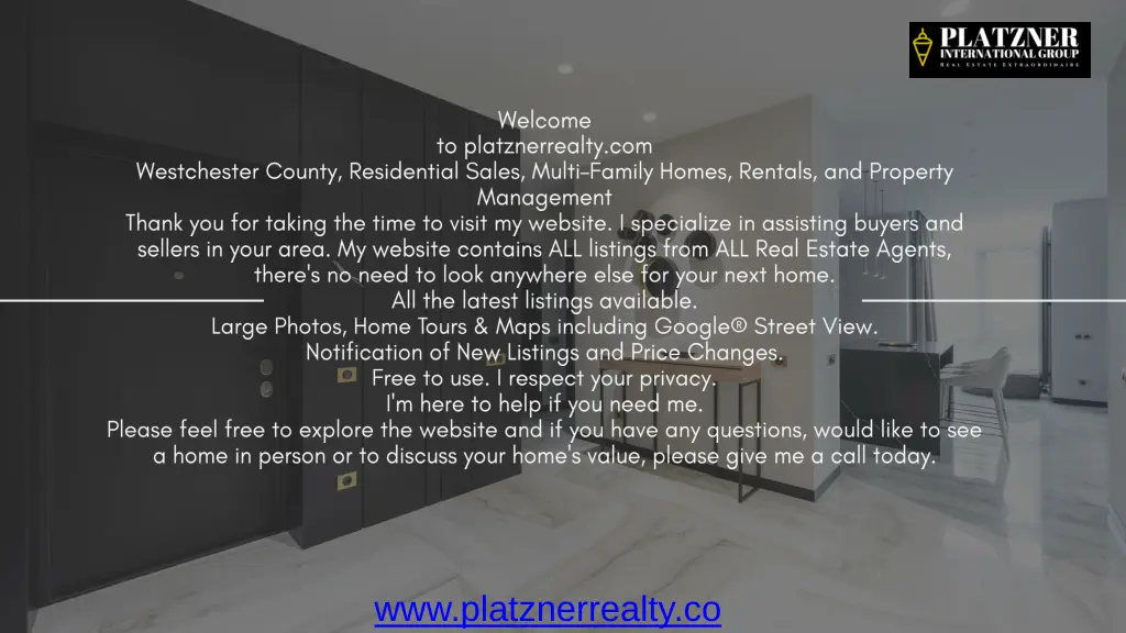 www platznerrealty co