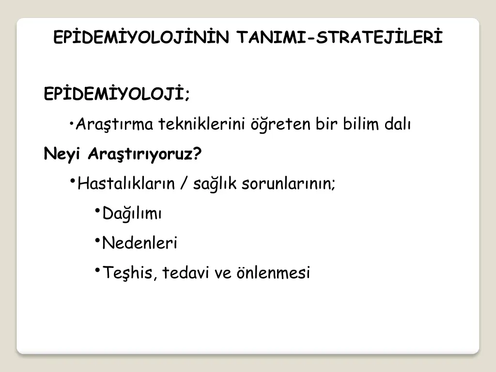 ep dem yoloj n n tanimi stratej ler