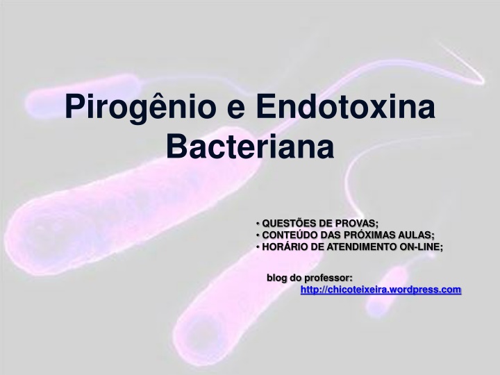 pirog nio e endotoxina bacteriana