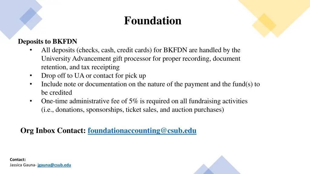 foundation